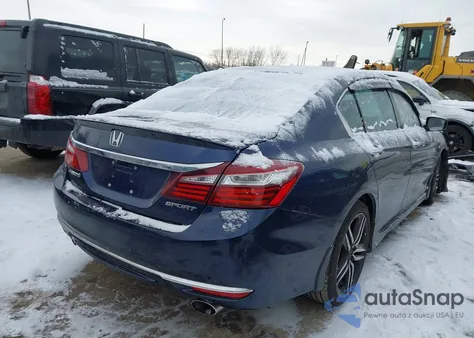 2016 Honda Accord Sport from USA, damaged, VIN 1HGCR2F54GA059852